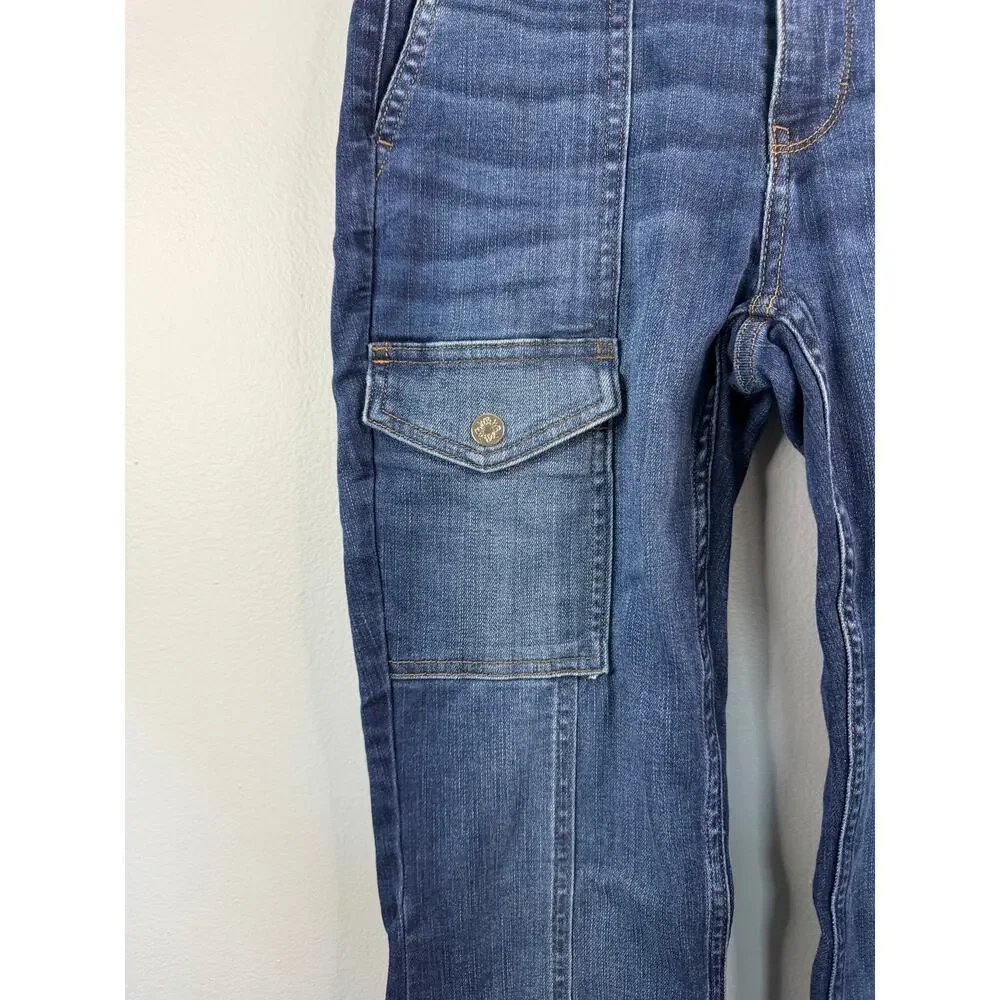 White House Black Market Womens High Rise Skinny Flare Jeans Size 4 - Picture 8 of 9